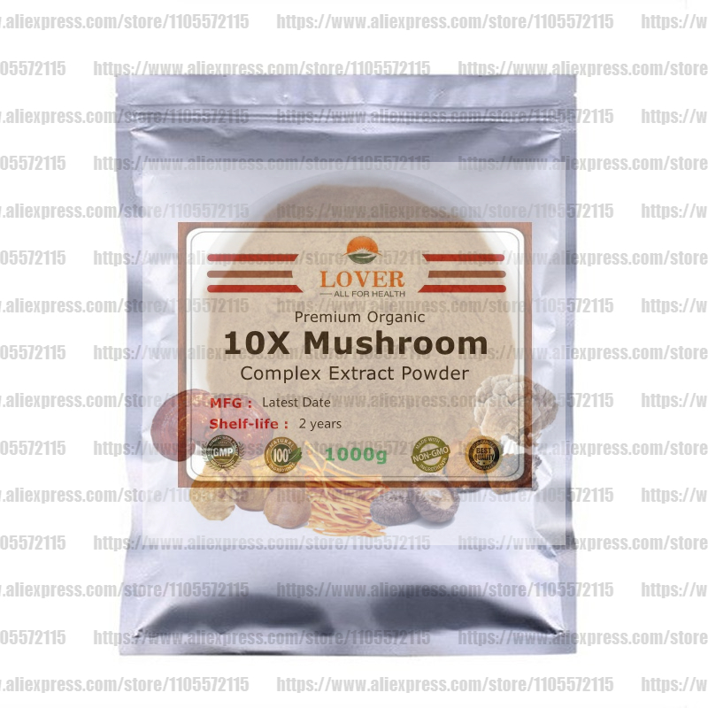 50g～1000g オリジン直販 10種マッシュルームミックス [コルディ、セプシ、ネンシス、レイ・シー、ライオンズマネ、シット・アケ、メイト・アケ、ター・キーテール]