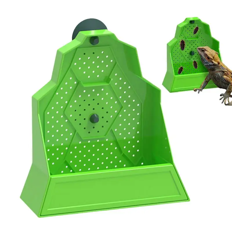 爬虫類フィーダーカメレオン食品皿狩猟ボウル抗エスケープフィーダーヘビカエルカメヒゲドラゴンクモ両生類
