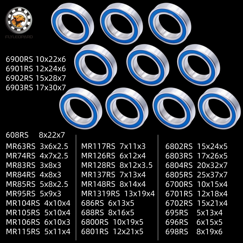 10 個 688-2RS ベアリング 8x16x5mm ABEC-7 ホビー電動 RC カートラックボールベアリング 6700RS 6701RS 6702RS MR105RS MR115RS ブルーシール