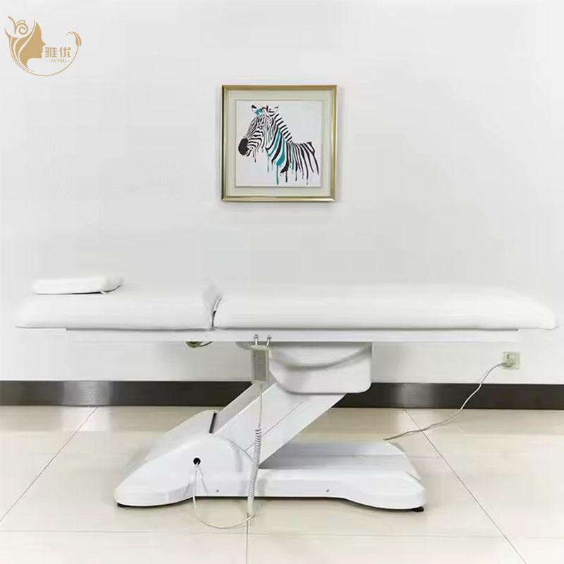 Modern Electric Massage Bed With 3 Motors For Salon Facials And Body Treatments