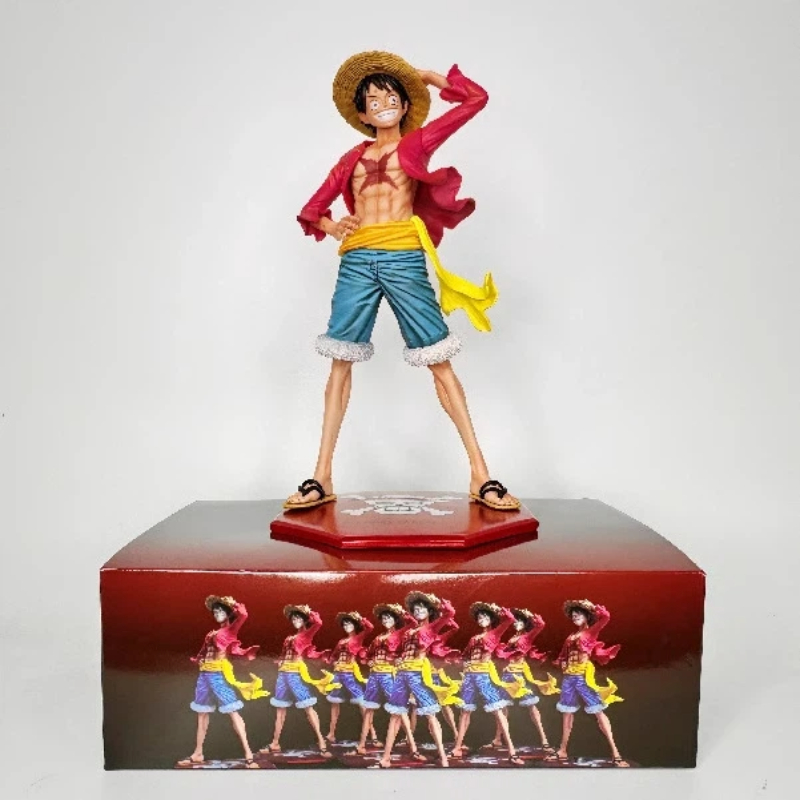 新しい 24 センチメートルワンピースアニメフィギュア自信スマイリールフィ 3 フォーム顔変更人形アクション置物モデルのおもちゃキット