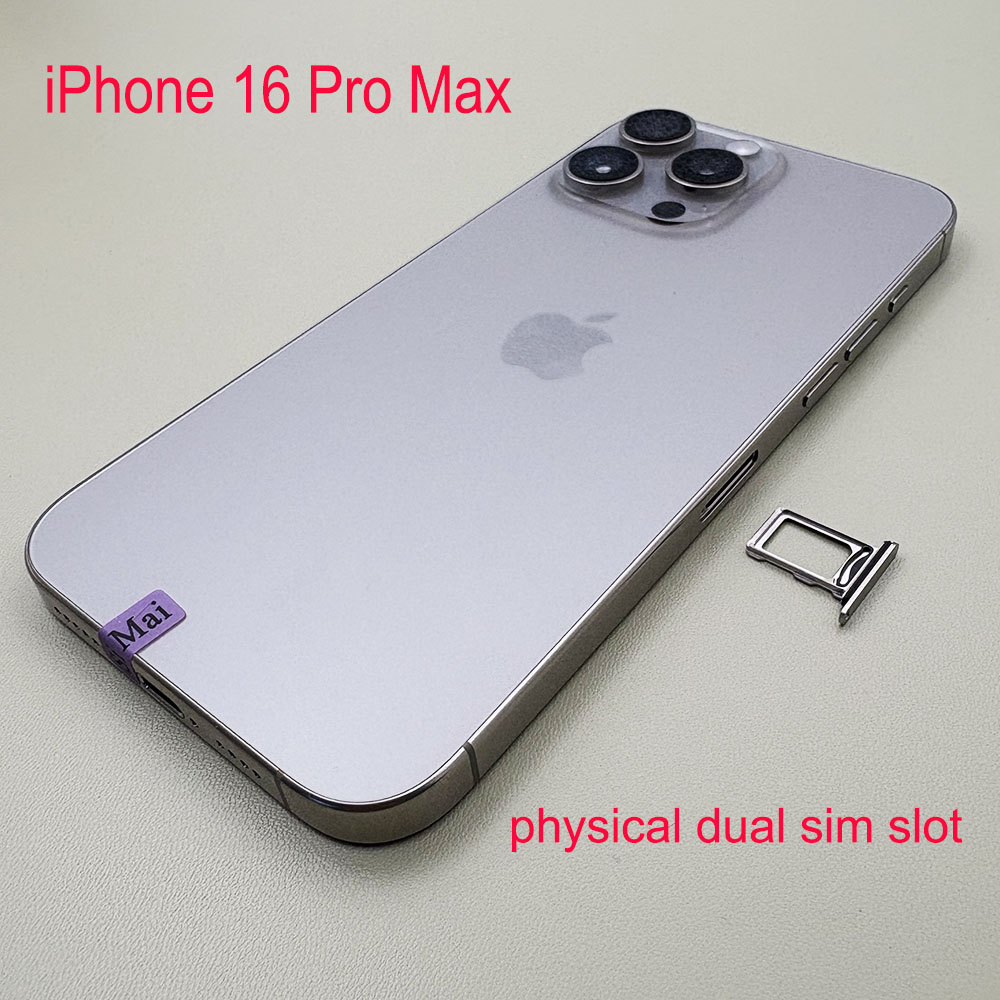 オリジナル Apple iPhone 16 Pro Max スマートフォン 256GB 512GB iOS 18 6.9 "Super Retina XDR OLED 48MP トリプル 16PM 5G Modile 電話