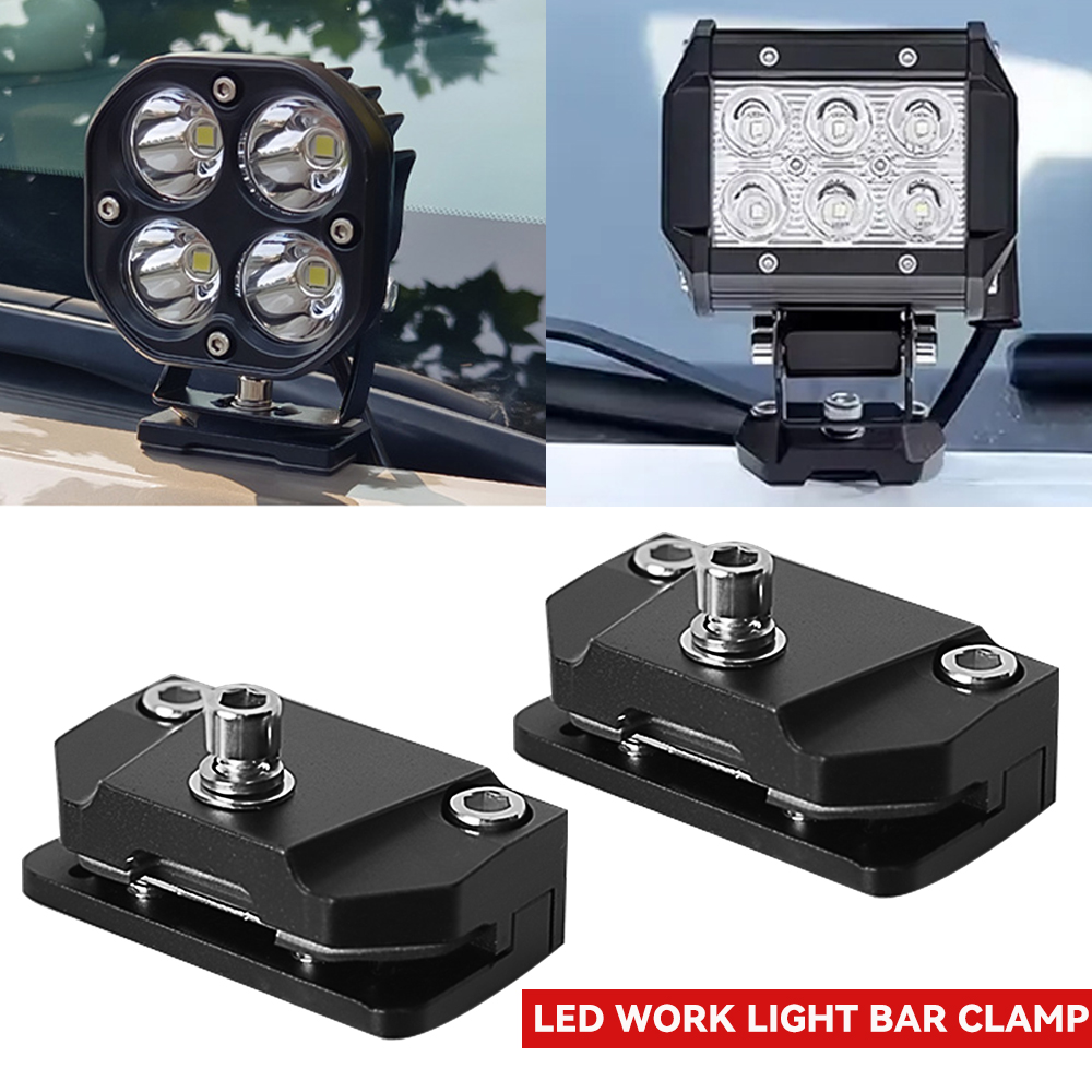 LED ヘッドライトホルダー洪水車のオフロード 4 × 4 自動ボートライトクランプスポットライトスタンドバーブラケット自動ワークライトブラケット