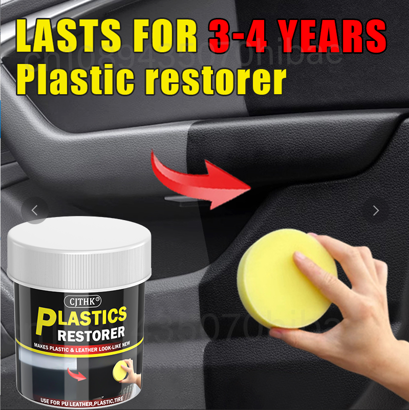 150g 車用プラスチック修復剤 バックトゥブラック グロス カークリーニング製品 プラスチックレザー修復 オートポリッシュ 補修コーティング 修復剤
