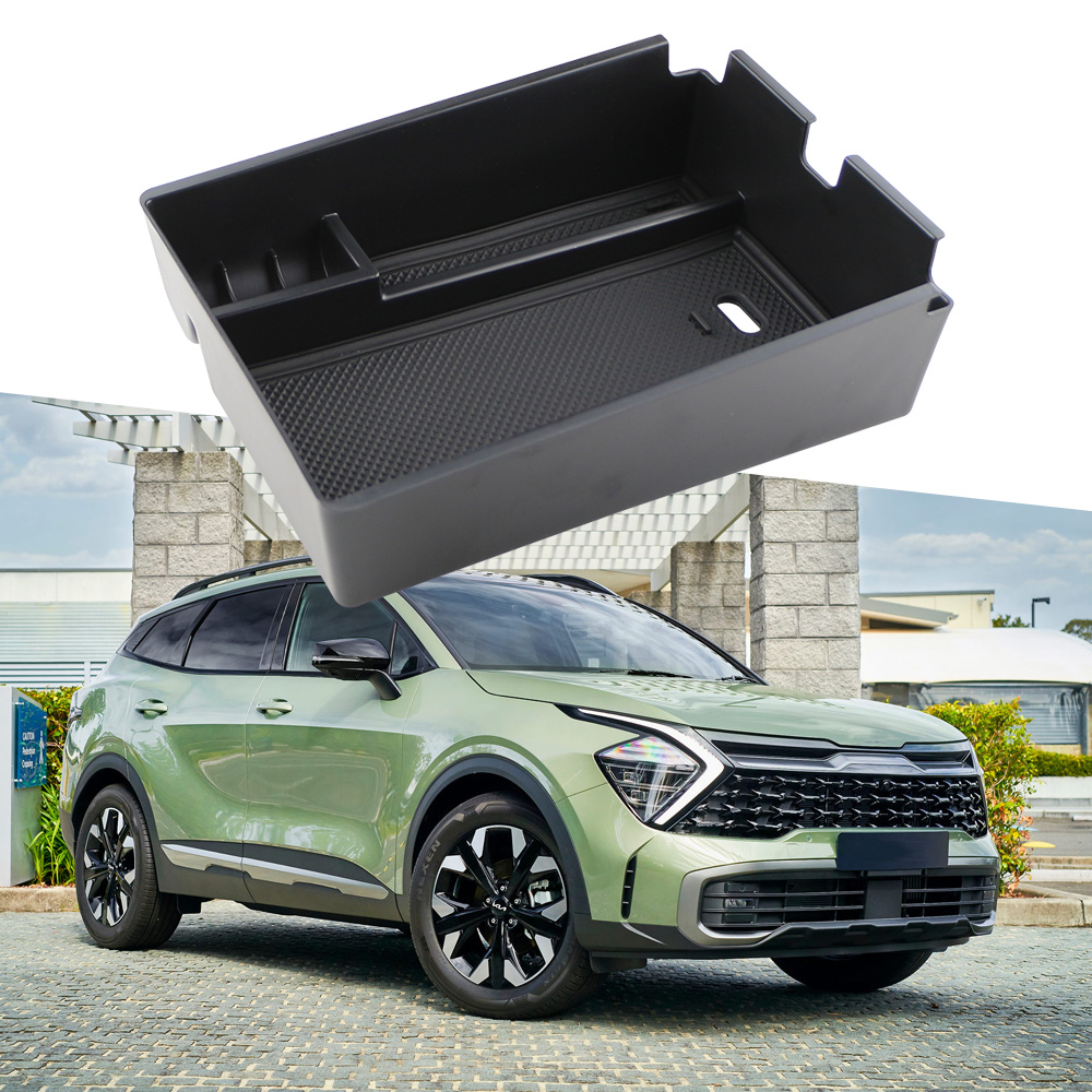 起亜 Sportage NQ5 2022 2023 2024 収納ボックスアームレストボックストレイオーガナイザー中央コンソールコンテナホルダーアクセサリー