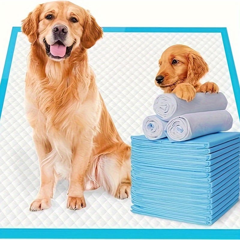 XXL 犬用おしっこパッド |さまざまなサイズのプレミアム使い捨て犬訓練パッド |超吸収性 |青色の超強力漏れ防止