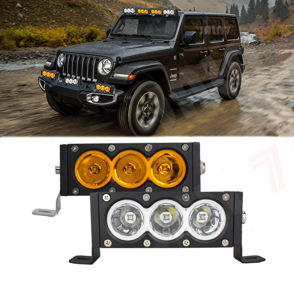 ALN7 6 インチオフロード LED ライトスポットトラック UTV ATV マリンボートゴルフカートトレーラー 12V/24V 30W 4500LM