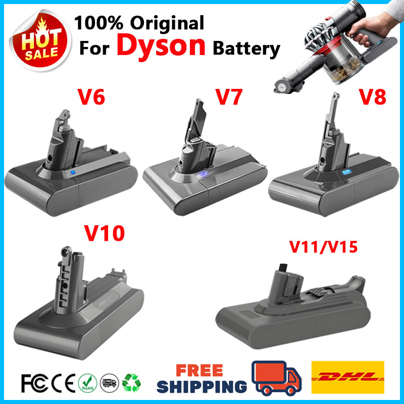 掃除機充電式バッテリーダイソン V6 V7 V8 V10 V11 V15 シリーズ SV07 SV09 SV10 DC62 絶対ふわふわ動物プロ Bateria