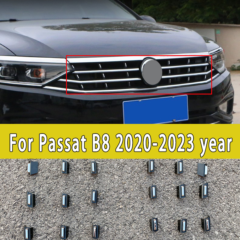 Vw パサート B8.5 フロントグリル Verchroomde 2021 2022 2023 2024 カースタイリング高構成標準版装飾ストリップ