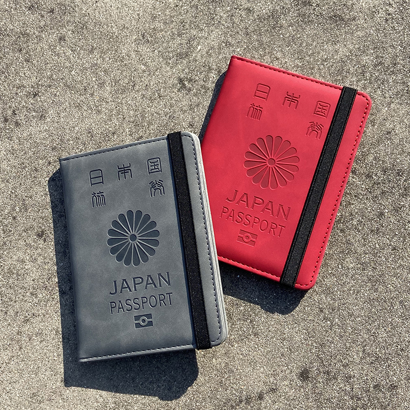RFID 日本パスポートホルダー多機能パスポートカバーチケットホルダートラベルウォレットトラベルアクセサリー