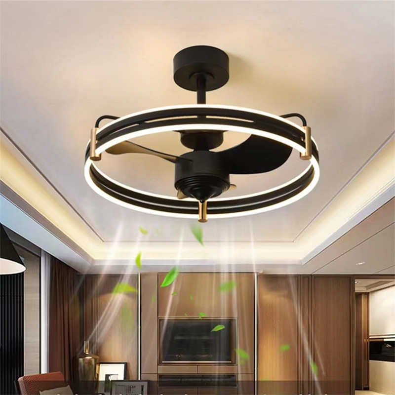 SOURA 北欧シーリングファンライトモダンクリエイティブデザイン LED 3 色ランプリモコン装飾用