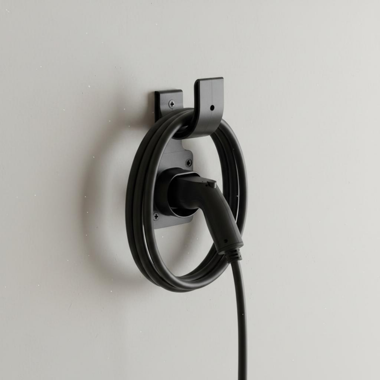 J1772 充電器ホルダー しっかりホールド Type2 充電器フックマウント Type1 充電ドック 簡単取り付け 電気自動車ケーブルホルダー もつれ