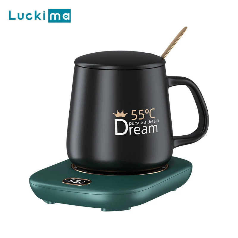 USB コーヒーマグウォーマー 3 温度設定飲料カップウォーマー ココア お茶 水 ミルク 家庭用 オフィス デスク用 加熱プレート用
