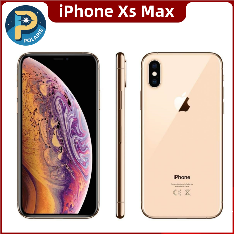 Apple iPhone XS Max 64GB/256GB ROM 1 SIM 1 eSIM 6.5インチ Super Retina OLED 純正携帯電話 新品バッテリー交換済み