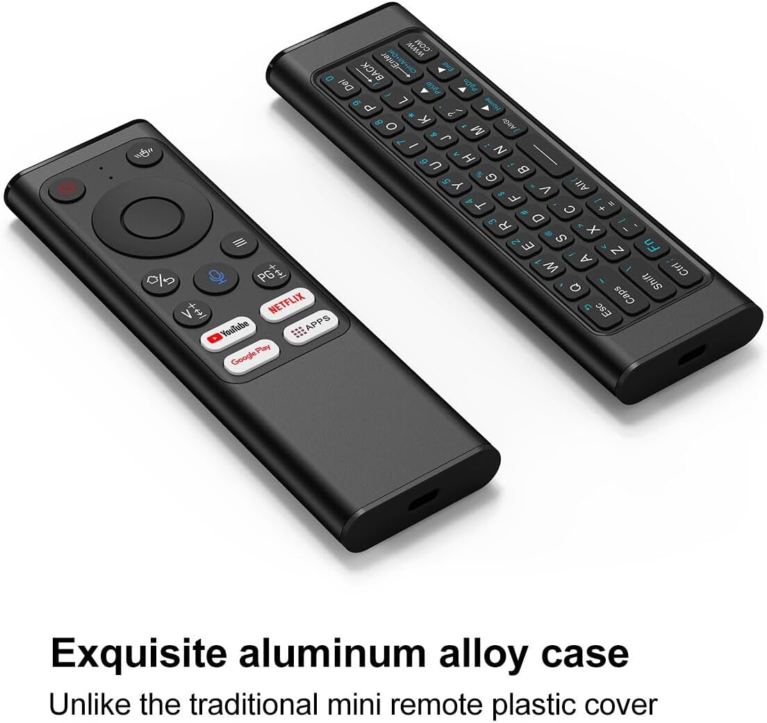 IPazzPort PC リモート コントロール、キーボード付き Air Mouse リモート、2.4G