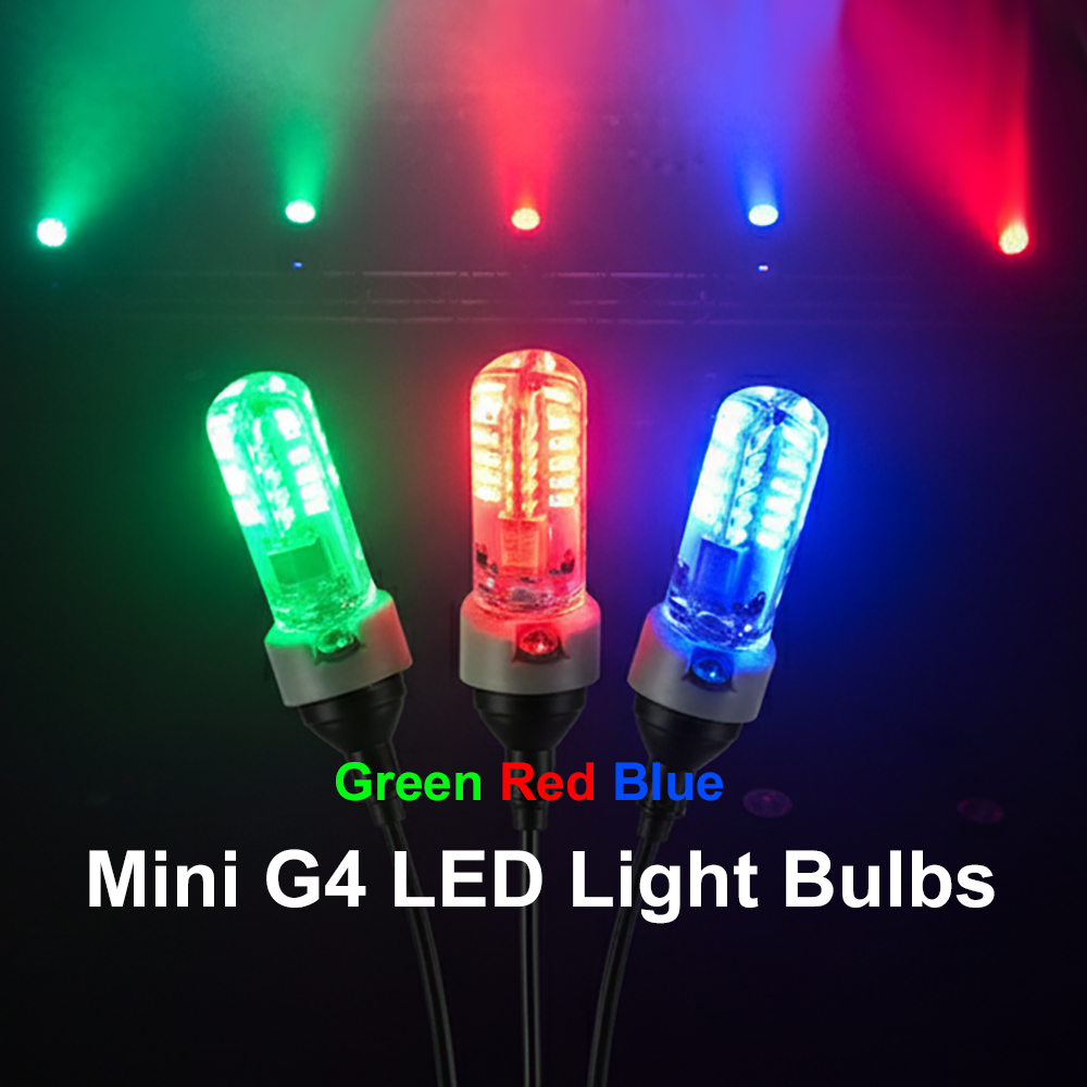 1/3/5/10 個ミニ G4 LED 電球赤青緑 3 ワット 2 ワット AC/DC 12 V 3014 SMD カラフルなライトシャンデリア Crystallights ランプ