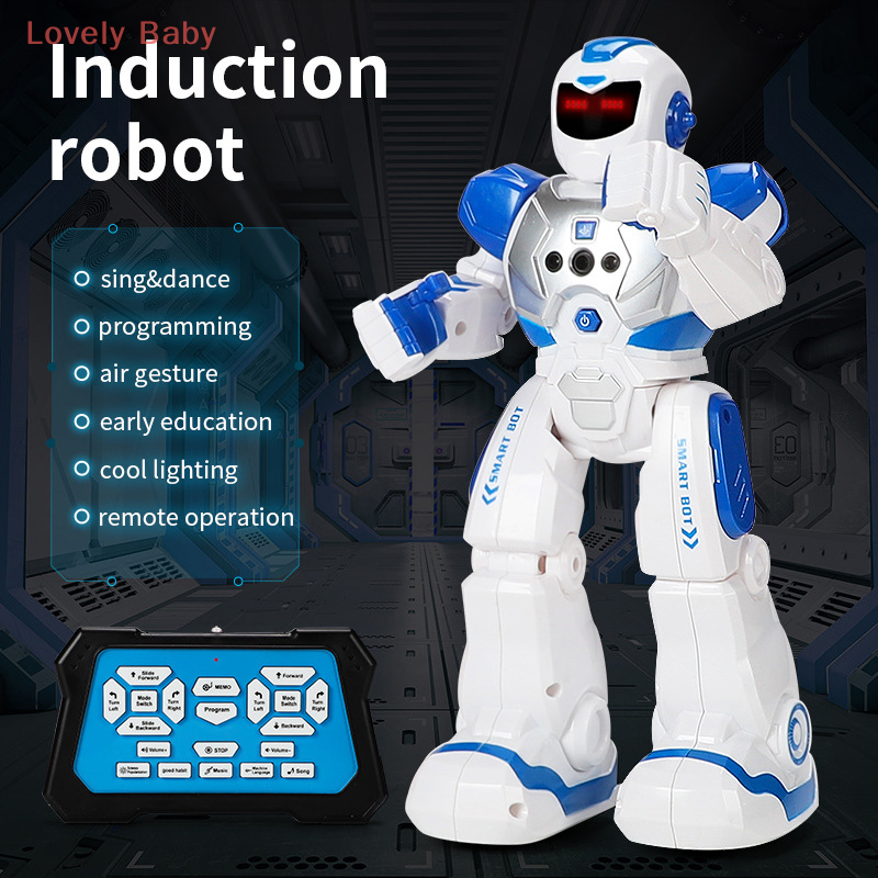 インテリジェント早期教育ロボット機械戦争警察電気歌う赤外線感知おもちゃリモコン子供のおもちゃ