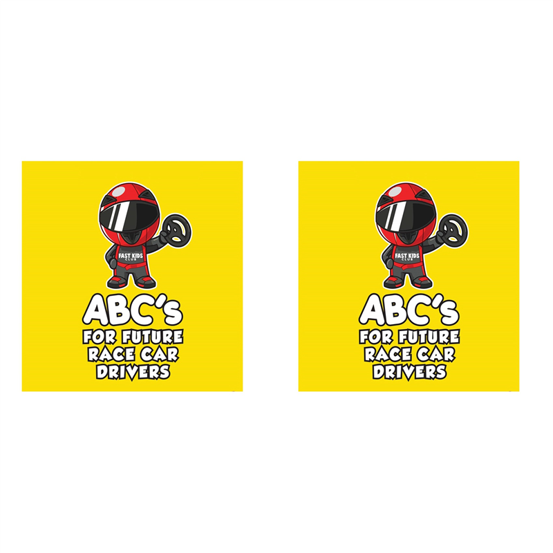 EYFL-2X ABC's For Future Race Car Drivers アルファベットブック (ベビーブック、児童書、幼児向けブック)