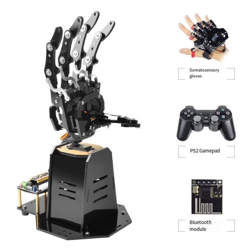 STEM キットバイオニックロボットパームハンドマニピュレータ Arduino 用 Stm32 プログラマブルロボットオープンソース 5 ハンド教育キット Ps2 付き