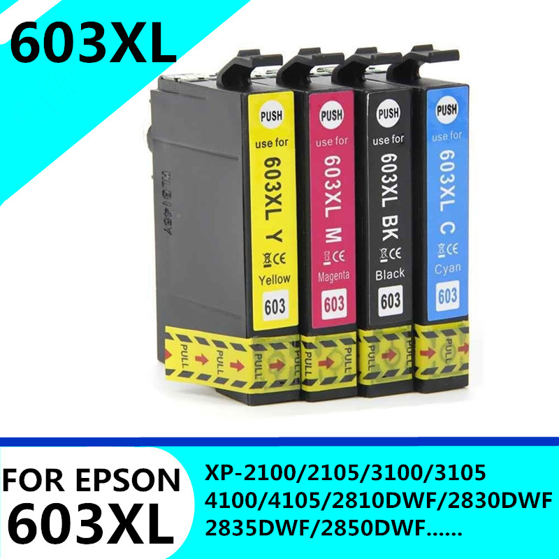 603XL 603 E03A1 T603XL インクカートリッジエプソン T603 式ホーム XP2100 2105 3100 3105 4100 4105 2810 28302835 2850 プリンタ