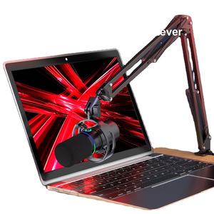 ブランド品のUSBダイナミック有線マイク。ライブ歌唱、ゲーム、録音に適しており、サウンドカード/コンピューター接続スタンドが内蔵されています。