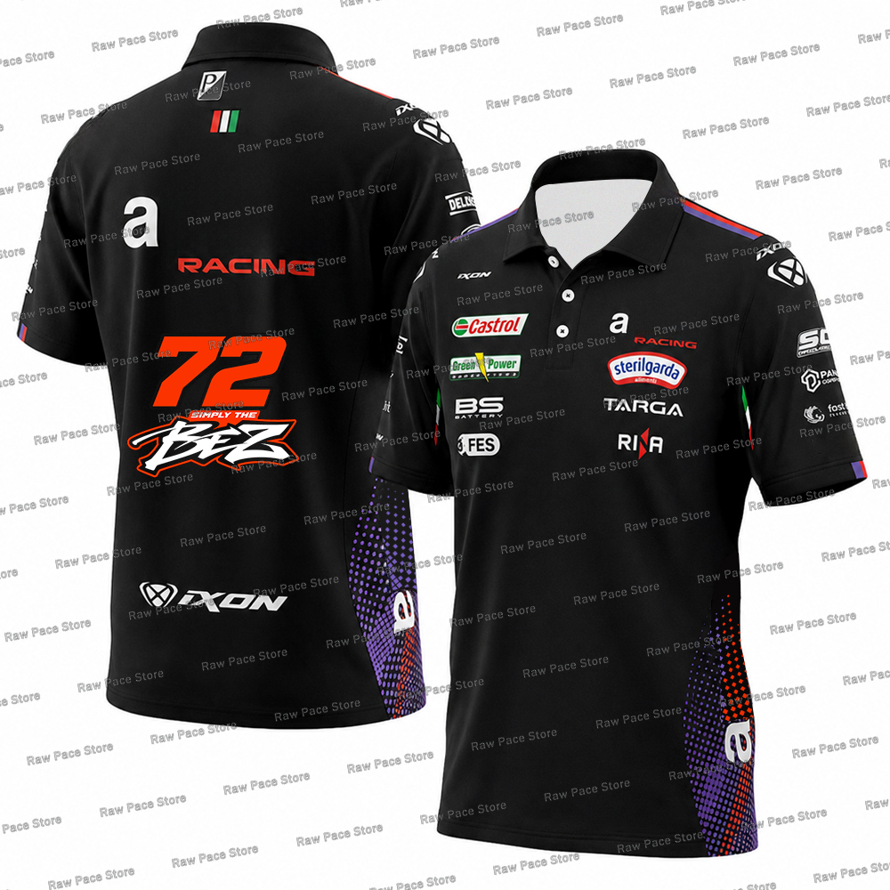 マルコベッツェッキ 72 レーシングチーム 2026 ポロシャツ男性通気性アウトドアスポーツ Tシャツマーティン 89 デイリーカジュアルプラスサイズポロシャツ